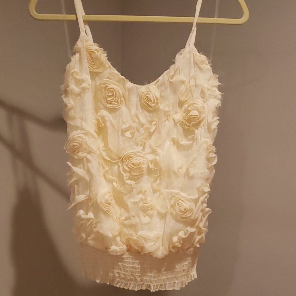 Rose detailed tank top